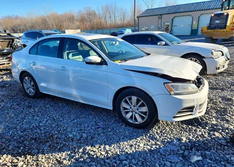 2015 Volkswagen Jetta Se из США, поврежденный, VIN 3VWD07AJ4FM409512